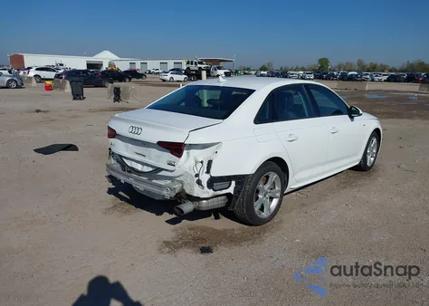 2018 Audi A4 2.0T Premium/2.0T Tech Premium from USA, damaged, VIN WAUDNAF40JA169852